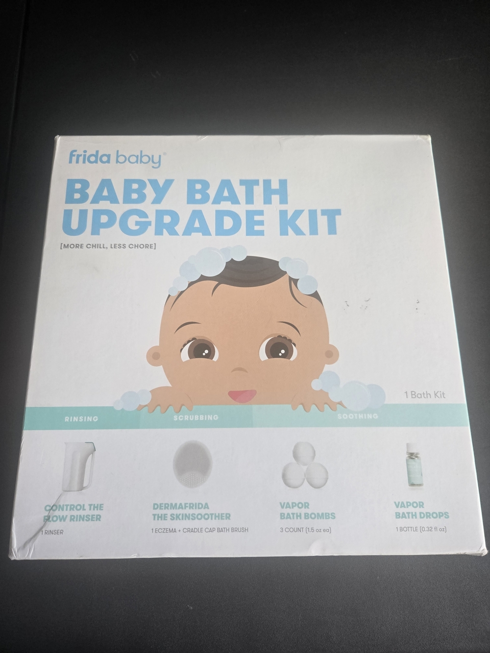 Frida Baby Baby Bath Upgrade Kit - White/Blue